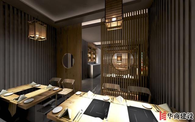 廣州170平日料店裝修,設計后實用餐位達到56位