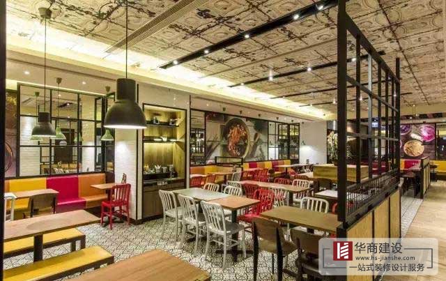 廣州快餐店裝修設計，快餐店風格布局規劃